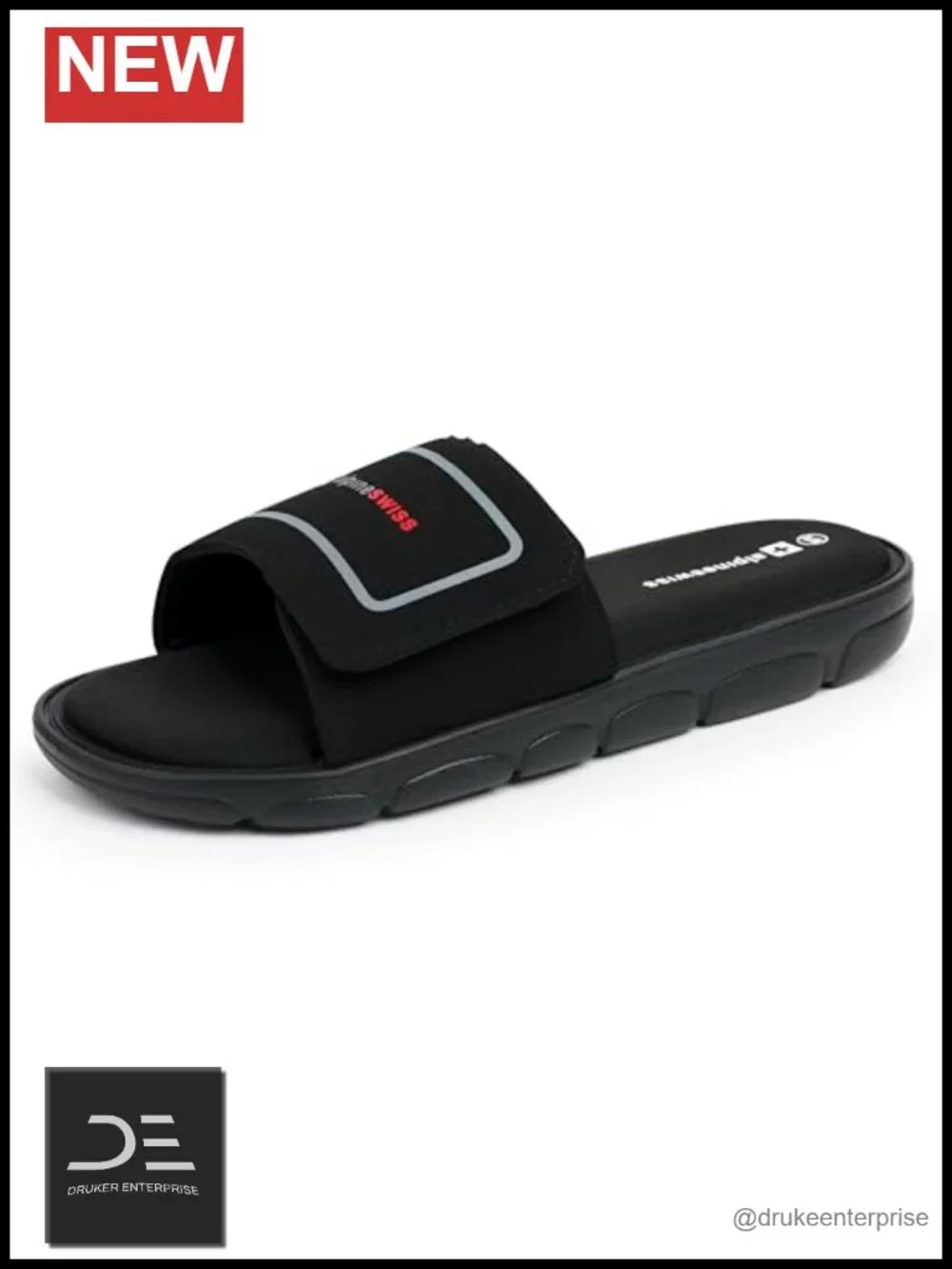 Cloud Slide Sandals for Men - Shock-Absorbing Foam Insole, Arch Support,